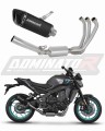 kompletny układ wydechowy z tłumikiem DOMINATOR Full System HP6 CZARNY pasujący do motocykla Yamaha MT-09 2024