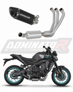 Yamaha MT-09 2024 - 2025 Full Exhaust System Collector Silencer HP8 BLACK + dB killer