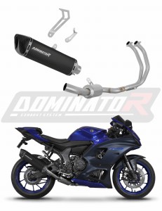 Yamaha YZF R7 2021 - 2024 RACE Auspuffanlagen Schalldämpfer HP6 BLACK + dB killer