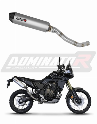 Yamaha Tenere 700 2021 - 2024 EXHAUST Muffler Auspuff Sportauspuff Silencer Echappement Silencieux Scarico Scarichi Escape Wydech Tłumik MX2 DOMINATOR x