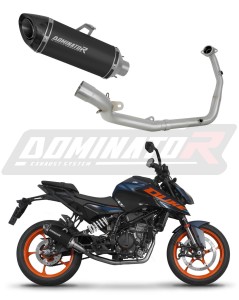KTM 125 Duke 2024 Auspuffanlagen Schalldämpfer HP8 BLACK + dB killer