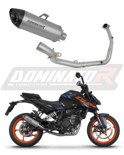 complete exhaust system with muffler DOMINATOR Full System titanium HP8 fits to KTM 125 Duke 2024