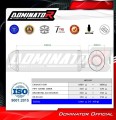 wydech tłumik DOMINATOR OVR pasujący do motocykla Aprilia Tuono 1000 R 2006 - 2010 3