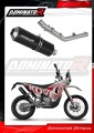 Kove 450 RALLY 2023 - 2025 EXHAUST Muffler Auspuff Sportauspuff Silencer Echappement Silencieux Scarico Scarichi Escape Wydech Tłumik MX BLACK  Dominator Exhaust System