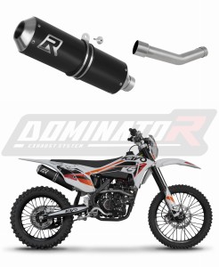Kayo K5 300 Enduro 2024 - 2025 Schalldämpfer Auspuff MX BLACK + dB killer
