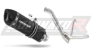 Suzuki DL 650 V Strom 2007 - 2011 Schalldämpfer Auspuff HP1 BLACK + dB killer