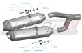 Auspuff Schalldämpfer DOMINATOR HP1 schwarz passend für Aprilia SHIVER 900 2017  2019 3