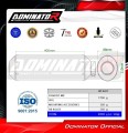 Kove 800 X Pro Adventure 2023 - 2025 EXHAUST Muffler Auspuff Sportauspuff Silencer Echappement Silencieux Scarico Scarichi Escape Wydech Tłumik MX BLACK Dominator Exhaust System 3
