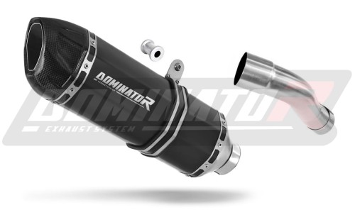 Auspuff Schalldämpfer DOMINATOR HP1 schwarz passend für Honda CB 600F HORNET PC41 2007  2013