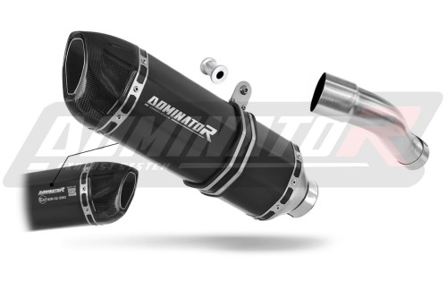 Auspuff Schalldämpfer DOMINATOR homologiert HP1 schwarz passend für Honda CBR 600F PC41 2011  2015