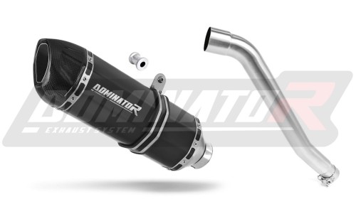 XL 600 V TRANSALP EXHAUST Honda Muffler Auspuff Sportauspuff Silencer Echappement Silencieux Scarico Scarichi Escape Wydech Tłumik Carbon Tip HP1 BLACK 1987 - 2000 Dominator  x