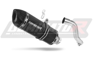 Honda XL 700 V TRANSALP 2008 - 2014 Schalldämpfer Auspuff HP1 BLACK + dB killer