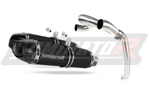 Honda VFR 800 V TEC 2002 - 2013 Schalldämpfer Auspuff HP1 BLACK + dB killer