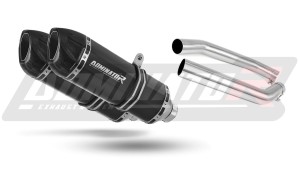 Honda VTR 1000 SP2 2002 - 2006 Schalldämpfer Auspuff HP1 BLACK + dB killer