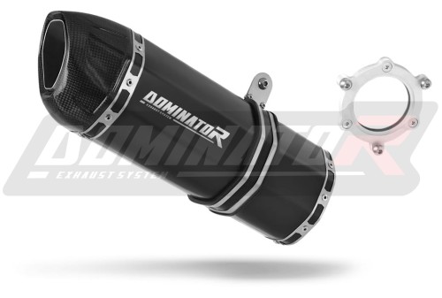 ZX6R EXHAUST Kawasaki Muffler Auspuff Sportauspuff Silencer Echappement Silencieux Scarico Scarichi Escape Wydech Tłumik Carbon Tip HP1 BLACK 1998 - 2002 Dominator  x