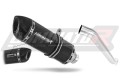 Auspuff Schalldämpfer DOMINATOR homologiert HP1 schwarz passend für Kawasaki ZX6R 636 2003  2004