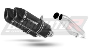 Kawasaki Z1000 2003 - 2006 Schalldämpfer Auspuff HP1 BLACK + dB killer