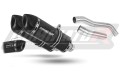 Auspuff Schalldämpfer DOMINATOR homologiert HP1 schwarz passend für Kawasaki Z1000 2007  2009