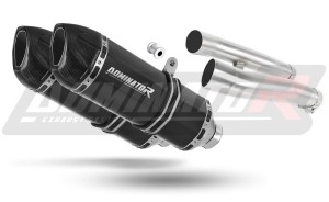 Kawasaki ZZR 1200 2002 - 2005 Schalldämpfer Auspuff HP1 BLACK + dB killer