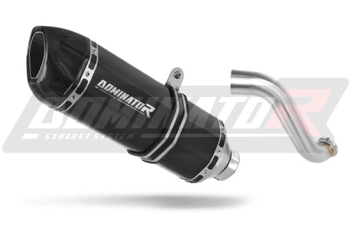Auspuff Schalldämpfer DOMINATOR HP1 schwarz passend für KTM 690 Duke 2012  2018