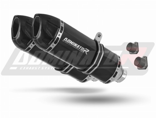 Auspuff Schalldämpfer DOMINATOR HP1 schwarz passend für KTM 950 SE Super Enduro R