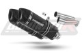 BREVA ie 750 Exhaust MOTO GUZZI Muffler Auspuff Sportauspuff Silencer Echappement Silencieux Scarico Scarichi Escape Wydech Tłumik Carbon Tip HP1 BLACK 2003 - 2009 Dominator x