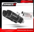 Auspuff Schalldämpfer DOMINATOR HP1 schwarz passend für Moto Guzzi BREVA ie 750 2003  2009 2