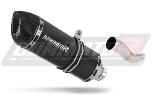 Auspuff Schalldämpfer DOMINATOR HP1 schwarz passend für Piaggio X9 125 2000  2009