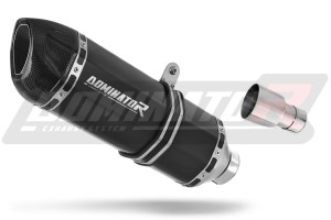 Piaggio X10 125 2012 - 2016 Schalldämpfer Auspuff HP1 BLACK + dB killer