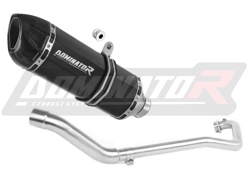 GSX-R 125 Exhaust Suzuki Muffler Auspuff Sportauspuff Silencer Echappement Silencieux Scarico Scarichi Escape Wydech Tłumik Carbon Tip HP1 BLACK 2017 - 2019 Dominator  x