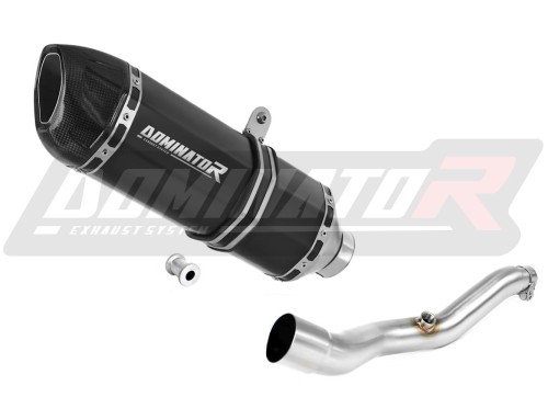 BURGMAN 400 EXHAUST Suzuki Muffler Auspuff Sportauspuff Silencer Echappement Silencieux Scarico Scarichi Escape Wydech Tłumik Carbon Tip HP1 BLACK 2007 - 2016 Dominator  x