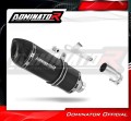 Auspuff Schalldämpfer DOMINATOR HP1 schwarz passend für Suzuki GSF BANDIT 400 1989  1990 2