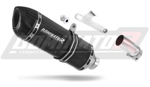 GSF 400 BANDIT EXHAUST Suzuki Muffler Auspuff Sportauspuff Silencer Echappement Silencieux Scarico Scarichi Escape Wydech Tłumik Carbon Tip HP1 BLACK 1996 - 1997 Dominator x