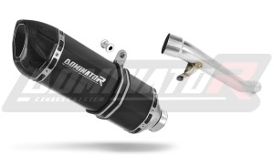 Suzuki GSF 650 BANDIT N / S 2005 - 2006 Schalldämpfer Auspuff HP1 BLACK + dB killer