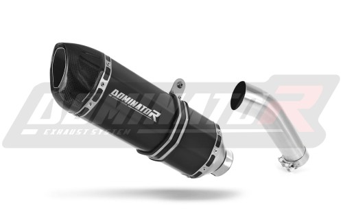 SV 650 S EXHAUST Suzuki Muffler Auspuff Sportauspuff Silencer Echappement Silencieux Scarico Scarichi Escape Wydech Tłumik Carbon Tip HP1 BLACK 2003 - 2013 Dominator  x