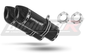Suzuki SV 1000 S 2003 - 2007 Schalldämpfer Auspuff HP1 BLACK + dB killer
