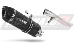 Suzuki GSF BANDIT 1200 2006 - 2007 Schalldämpfer Auspuff HP1 BLACK + dB killer