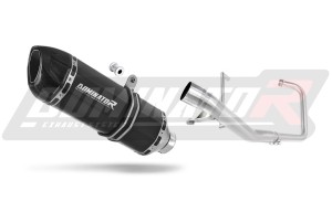 Yamaha YBR 125 2000 - 2008 Auspuffanlagen Schalldämpfer HP1 BLACK + dB killer