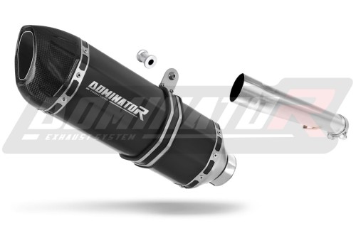 Auspuff Schalldämpfer DOMINATOR HP1 schwarz passend für Yamaha FZS FAZER 1000 2001  2005