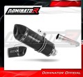 Auspuff Schalldämpfer DOMINATOR homologiert HP1 schwarz passend für Yamaha FZS FAZER 1000 2001  2005 2