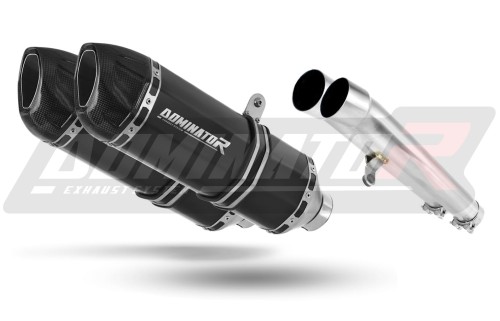 Auspuff Schalldämpfer DOMINATOR HP1 schwarz passend für Yamaha FJ 1100