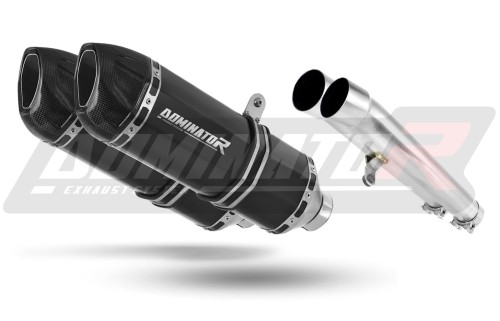FJ 1200 EXHAUST Yamaha Muffler Auspuff Sportauspuff Silencer Echappement Silencieux Scarico Scarichi Escape Wydech Tłumik Carbon Tip HP1 BLACK DOMINATOR  x