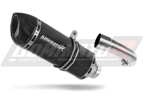 Auspuff Schalldämpfer DOMINATOR HP1 schwarz passend für Bajaj Dominar 400 2016  2018