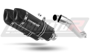 Yamaha BT 1100 BULLDOG 2001 - 2007 Schalldämpfer Auspuff HP1 BLACK + dB killer