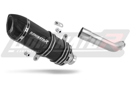 Piaggio Vespa GTS 125 2007 - 2012 motorcycle Exhaust Muffler Auspuff Sportauspuff Silencer Echappement Silencieux Scarico Scarichi Escape Wydech Tłumik  HP1 BLACK Dominator x