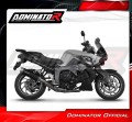 Auspuff Schalldämpfer DOMINATOR S6 schwarz passend für BMW K1300R 2007  2015 4