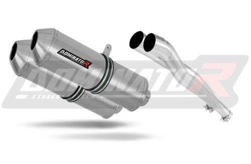 Auspuff Schalldämpfer DOMINATOR OVR passend für Kawasaki ZZR 1400 2006  2011