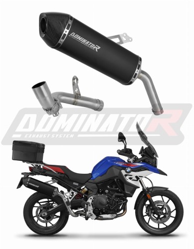 BMW F850GS 2021 - 2023 EXHAUST Muffler Auspuff Sportauspuff Silencer Echappement Silencieux Scarico Scarichi Escape Wydech Tłumik HP7 BLACK Dominator Exhaust System x