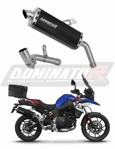 BMW F900GS Adventure 2024 Schalldämpfer Auspuff P7 BLACK + dB killer