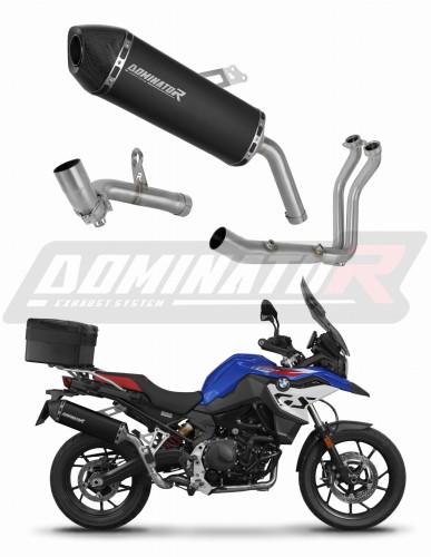 komplette Auspuffanlage mit Schalldämpfer DOMINATOR Full System HP7 schwarz passend für BMW F900GS Adventure 2024